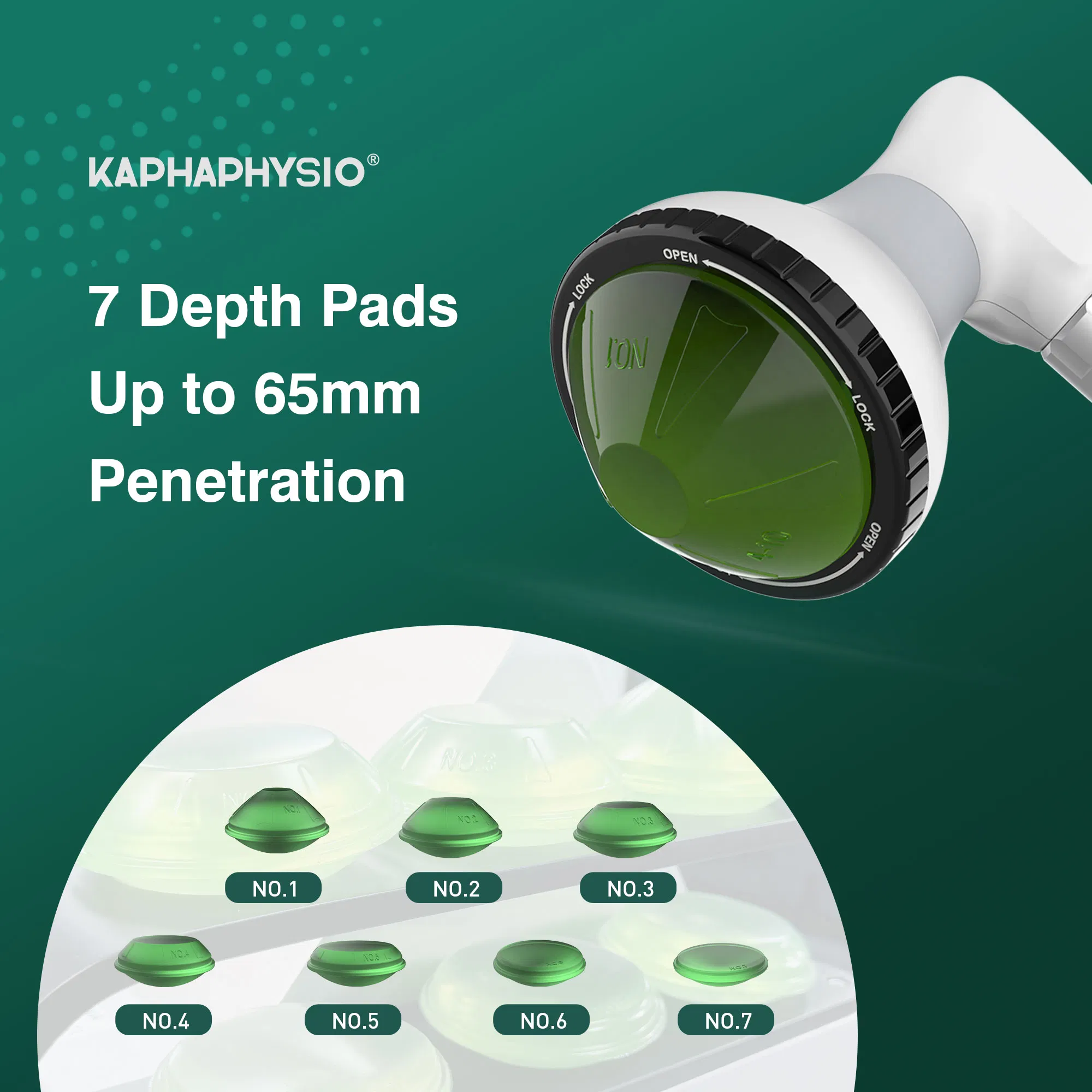 Kaphaphysio Piezonia Clinical Eswt Shockwave Therapy Equipment Piezoelectric Device for Pain Therapy