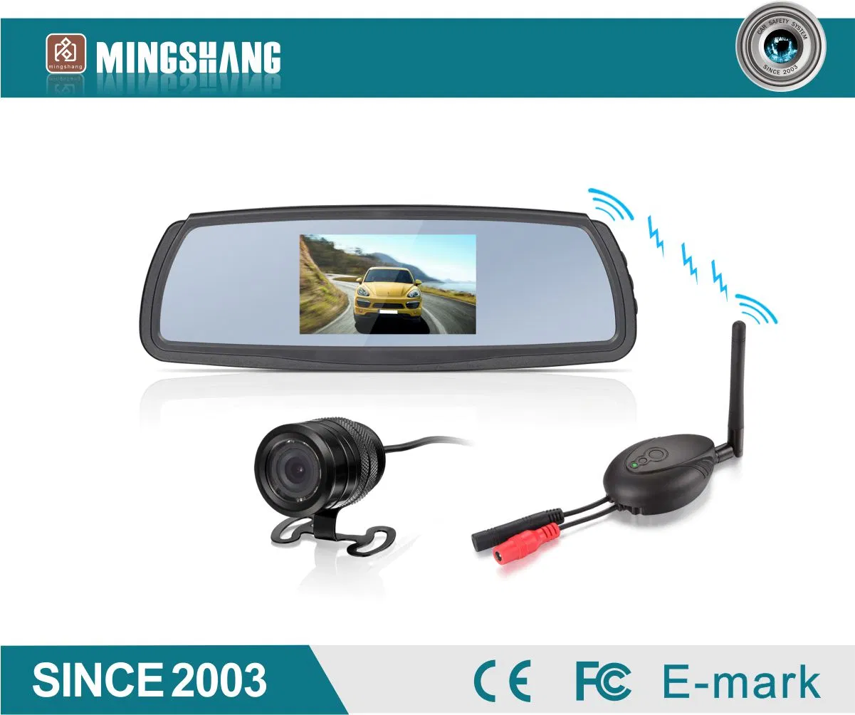 4.3 Inch Vehicle Digital Mirror Wireless Rearview System