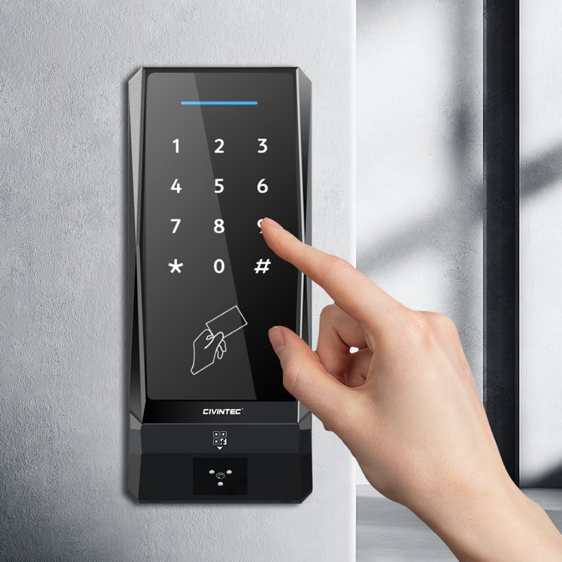 CT9 Waterproof Standalone Digital Keypad Access Control Systems WiFi RFID NFC Time Attendance System