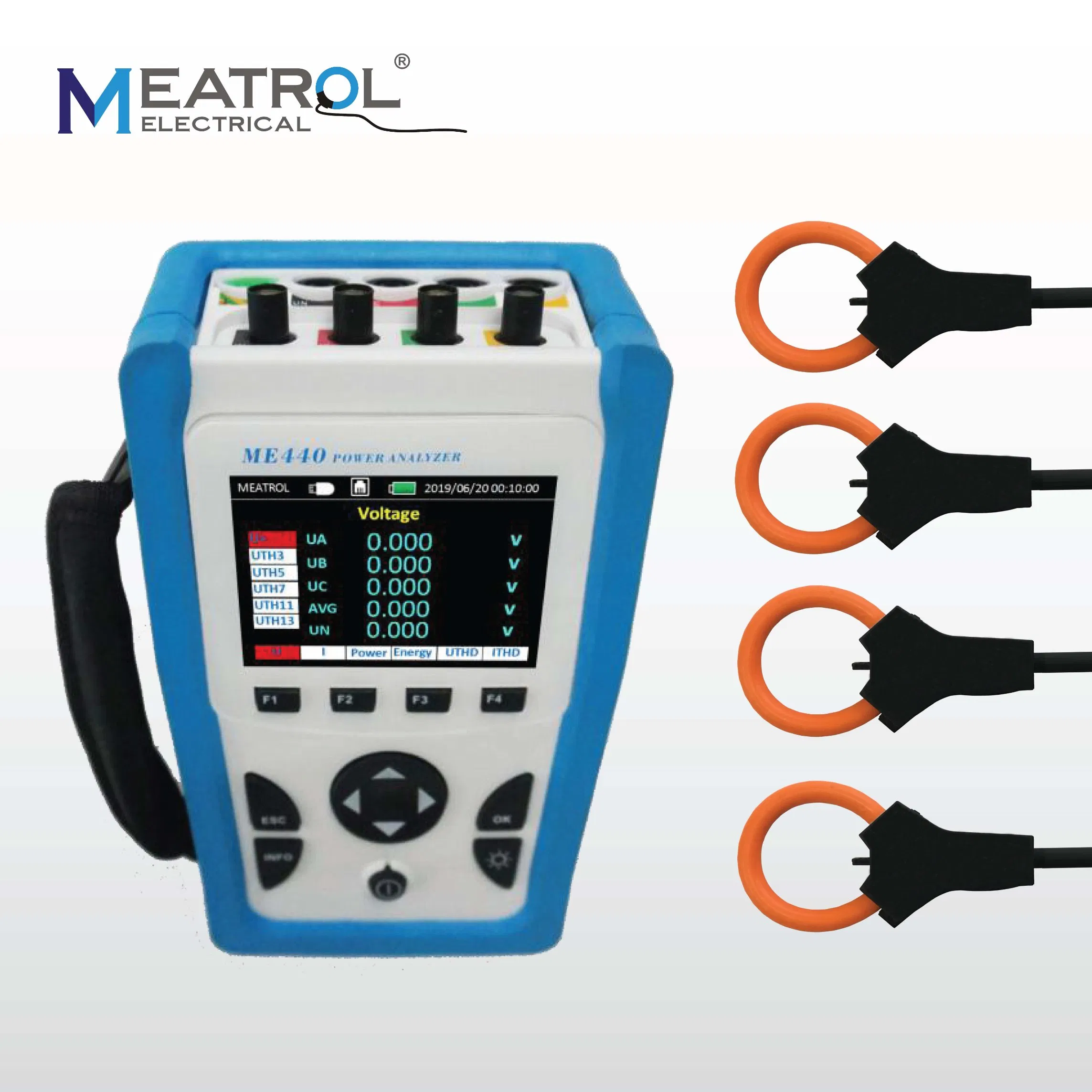 Me440 Three Phase Energy Power Monitoring Device 32GB Data Logging Device Electrical Parameters Measuring Device