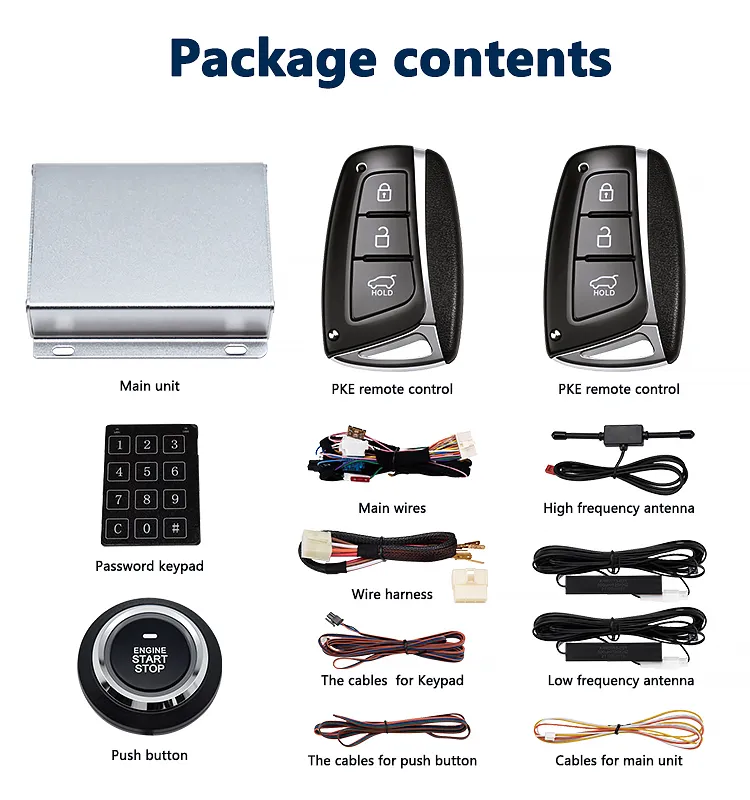Universal Push Button Remote Start System