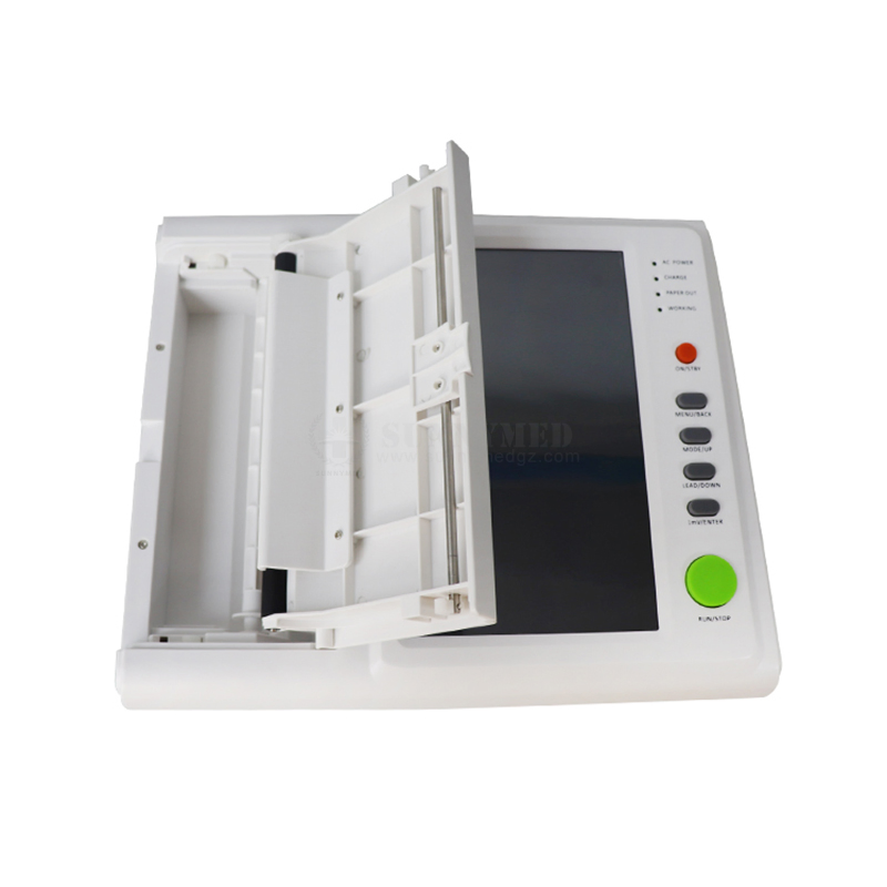 Sy-H008 Clinical Hospital ICU Medical Equipment Portable 12 Channel ECG Machine