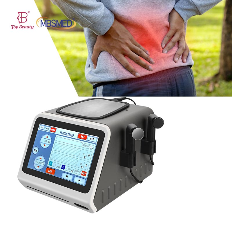 Painless Ret Cet Handle Rehabilitation Pain Relief Physical Therapy Equipment Tecar RF Winback Tecartherapy Physio Tecar Device