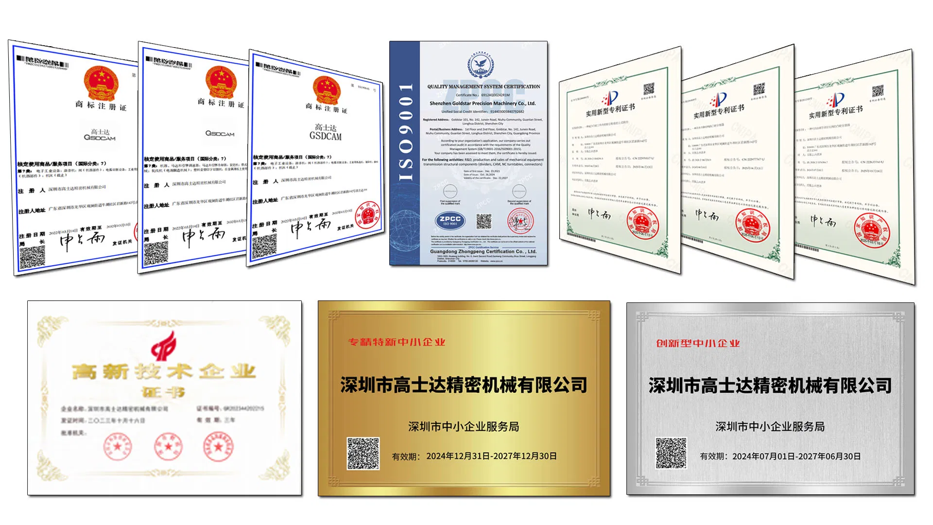 Quality Certifications