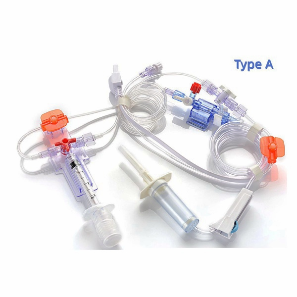 Medical Clinical Blood Pressure Monitoring Transducer with The Closed Blood Sampling Collection System Device Port IV Infusion Transfusion Hub Work Station
