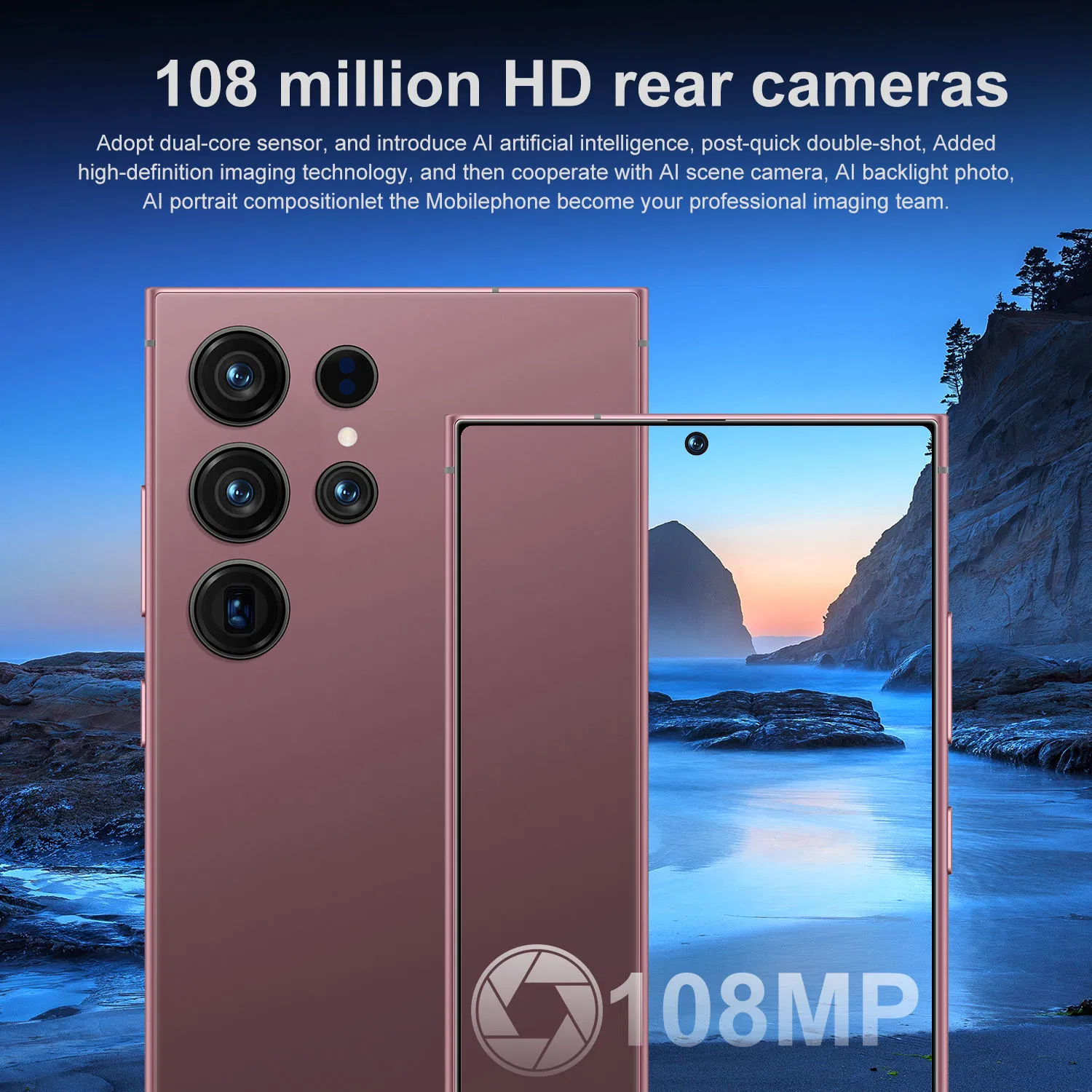 S26 Ultra with Virtual RAM Technology 16GB Plus 8GB Extended RAM 1tb 6.8 Inch 5g Android 15 108MP LTE/CDMA