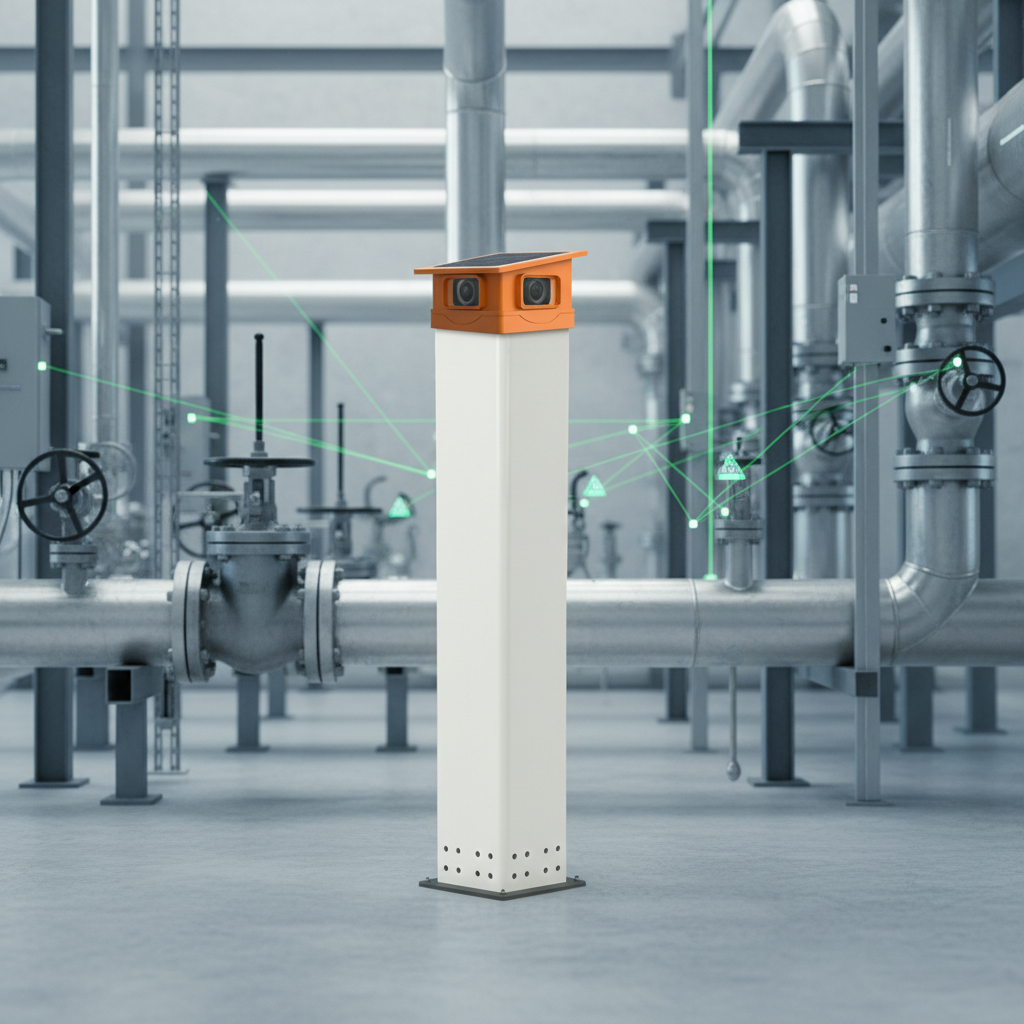 AI Beidou GPS system Pile-type Pipe Line Internet CH4 IoT Perception Algorithm Combustible Gas Leakage Monitor Terminal 3.7V
