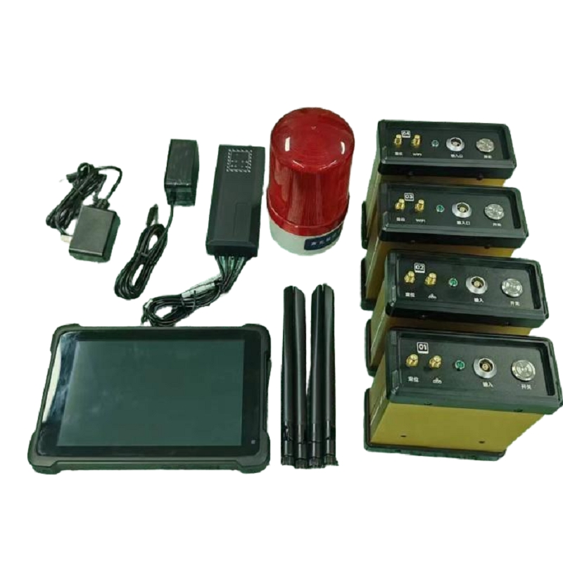 Multi Axis Tilt Sensor System with Remote Monitoring and Safety Alarm