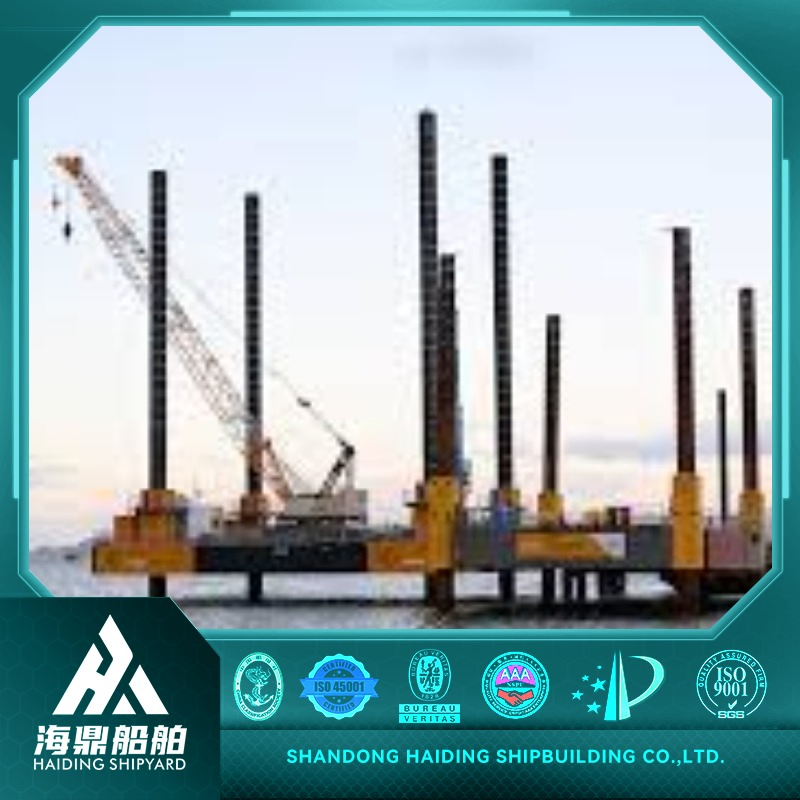 Electromagnetic Exploration High-Efficiency Vessel with Em Sensors &amp; Subsurface Imaging Technology Offshore Jack-up Exploration Self-Elevating Platform Barge