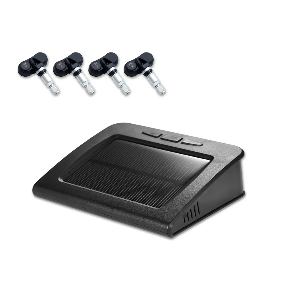 Solar Power Tire Pressure Monitoring System 4 PCS Internal Sensor TPMS Tire Pressure Monitor
