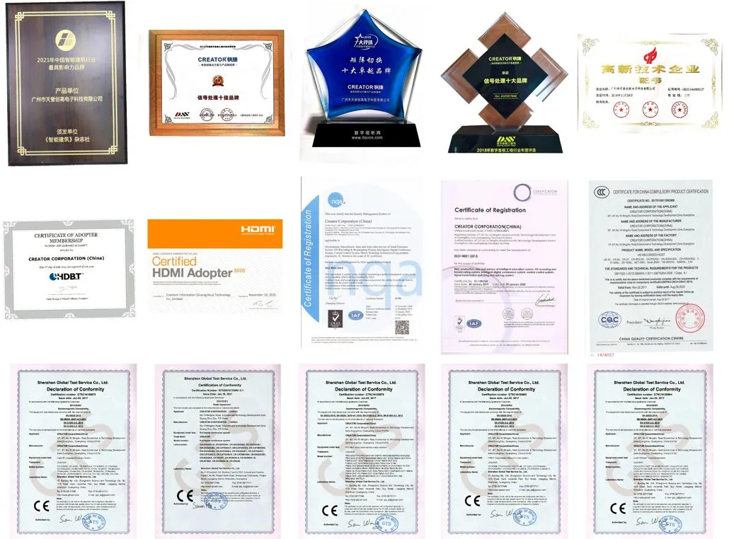 Honors & Certificates