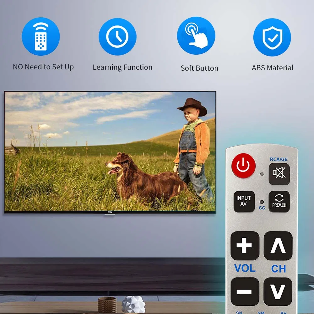 Universal Remote Model A-TV2 View 8