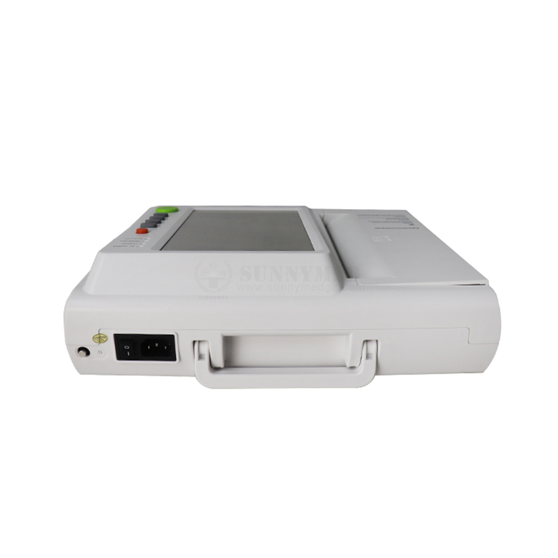 Sy-H008 Clinical Hospital ICU Medical Equipment Portable 12 Channel ECG Machine