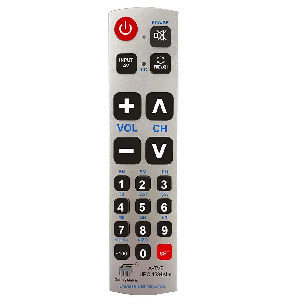 Universal Remote Model A-TV2 View 1
