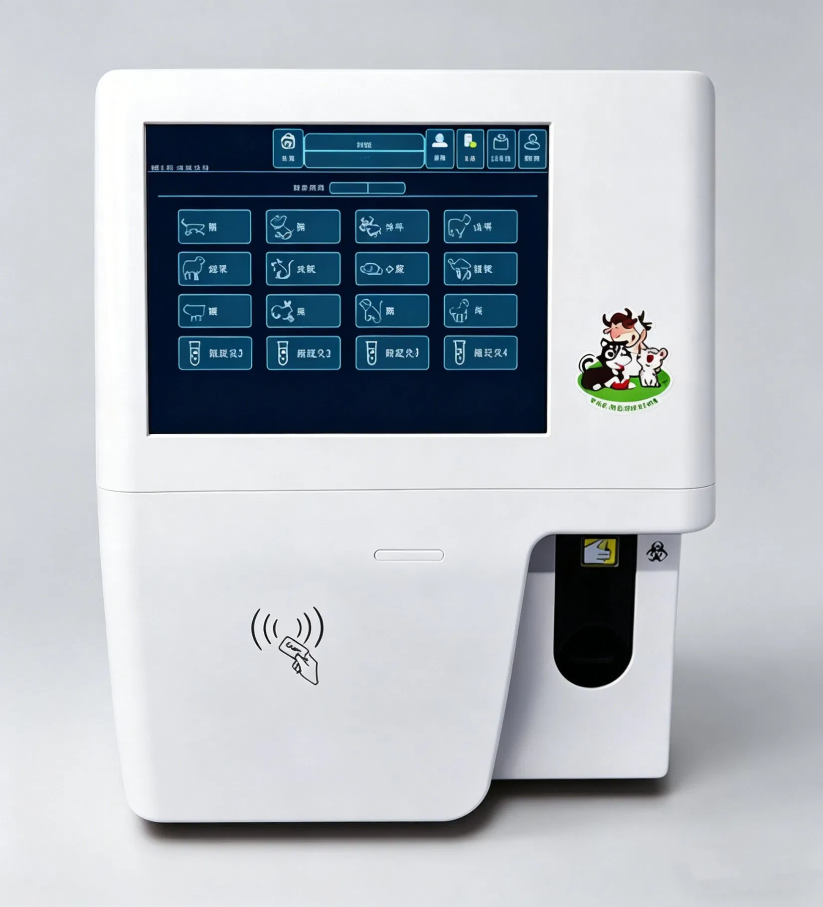 Fully Automated 3 Part Veterinary Hematology Analyzer/Full Blood Count Auto Blood Analyzer Integrated Blood Testing System Laboratory Equipment