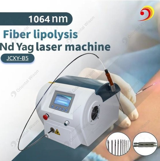 Plastic Surgery 1064nm ND YAG Pulse Laser Lipolysis Liposuction Full Solution Fat Removal Cellulite Removal Medical Equipment for Hospital Clinical Use