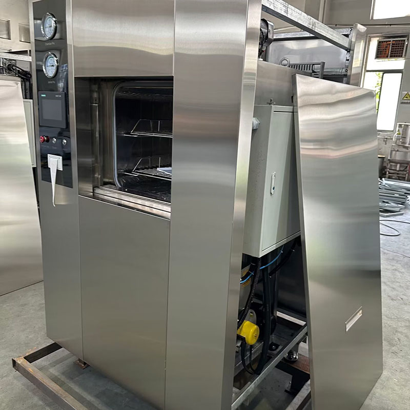 800L Lifting Door Horizontal Pulsating Vacuum Steam Sterilizer Autoclave for Scientific Research Laboratory