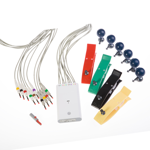 2024 China Manufacturer Professional Mobile Digital 12 Leads Portable Wireless Rest Ecg System Via bluetooth for Clinic