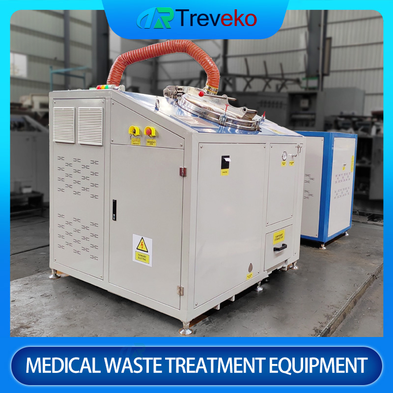 Small-Scale 100 L Integrated Microwave and Steam Medical Waste Disinfection Equipment for Clinical/Medical/Hospital/Lab/Biological/ Infectious/ Pathological