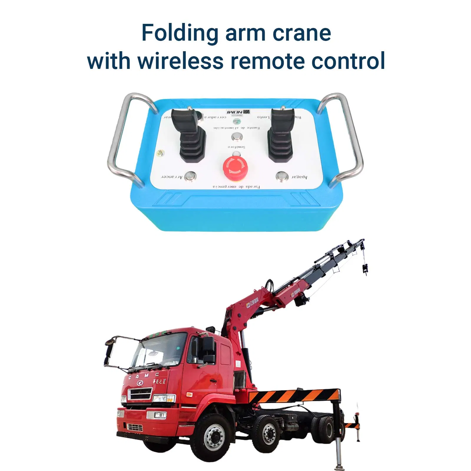 Mobile Crane Hydraulic Control System Wireless Joystick Remote for Industrial Engineering