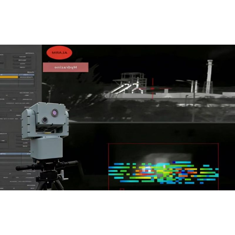 Remote Gas Telemetry Imaging Alarm System for Safety Monitoring
