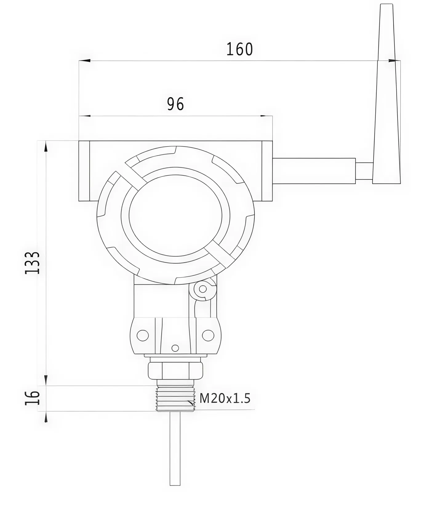Explosion-Proof Digital Display Lora Nb-IoT Wireless Liquid Gas Temperature Monitoring Solution