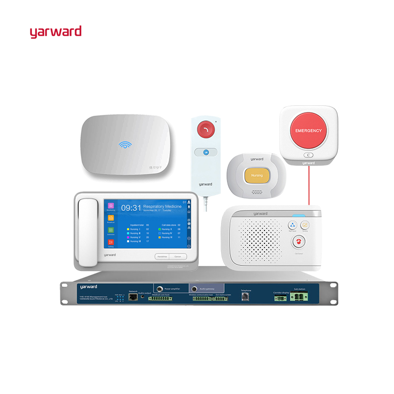 Yarward 2 Wired Nurse Call System Hospital Nurse Intercom Management System for Clinics Effective Calling System Pagers