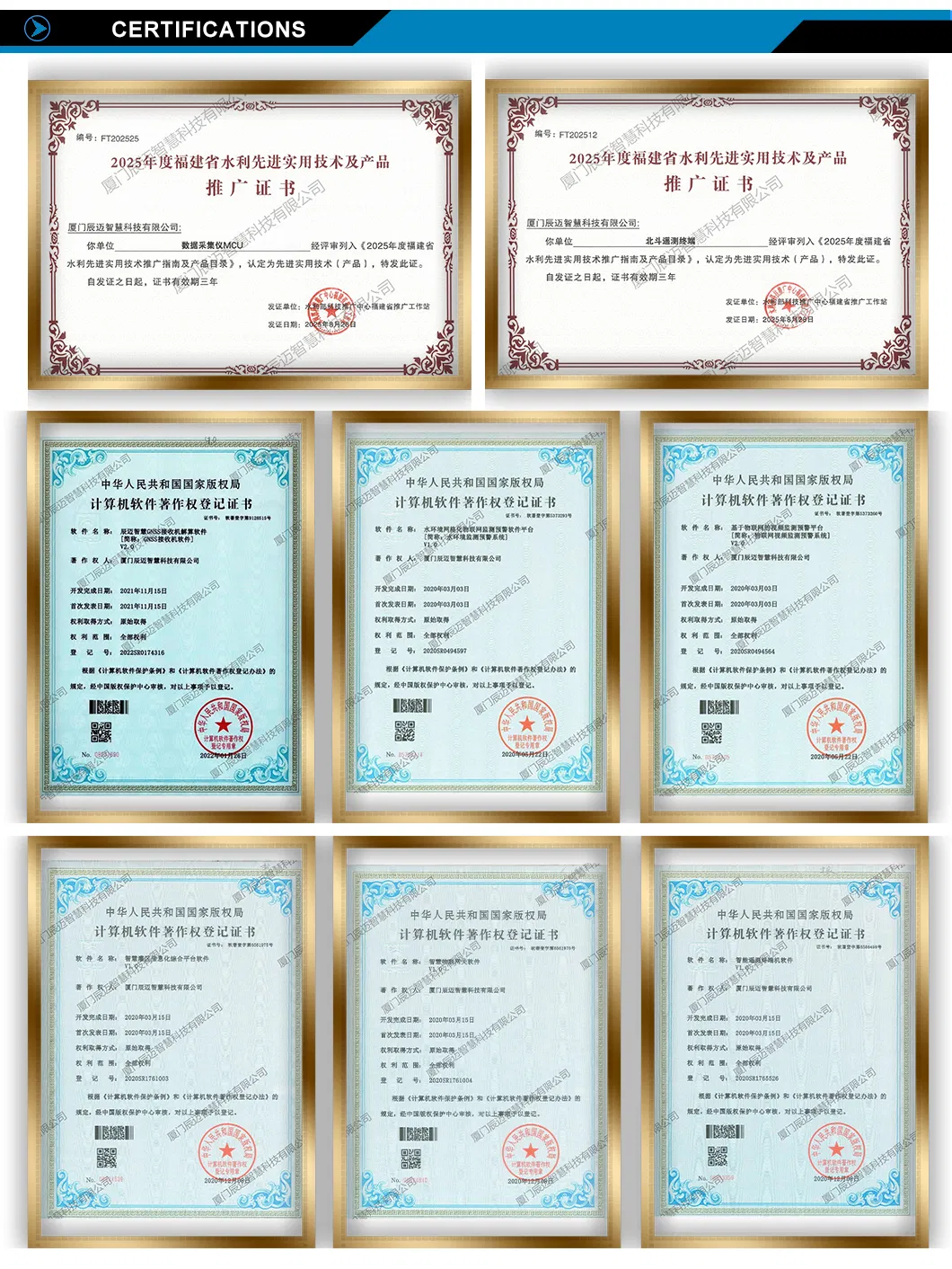 Certifications