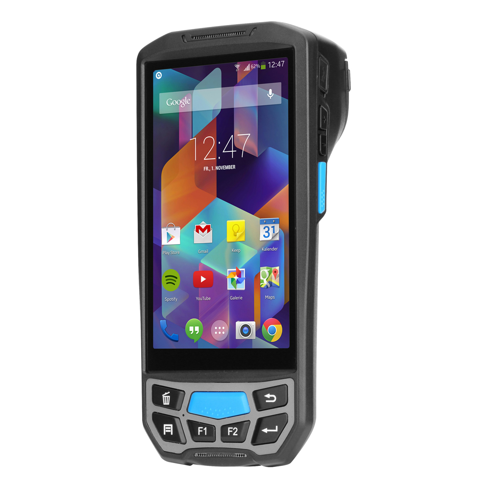 Portable NFC Reader Long Range Barcode Scanner Smart Mobile Data Collection Android Hand-Held Terminal Device
