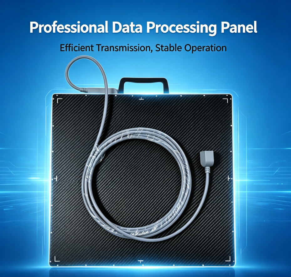 Wired Portable Scanner with Efficient Real-Time Data Processing, Professional Data Capture Panel