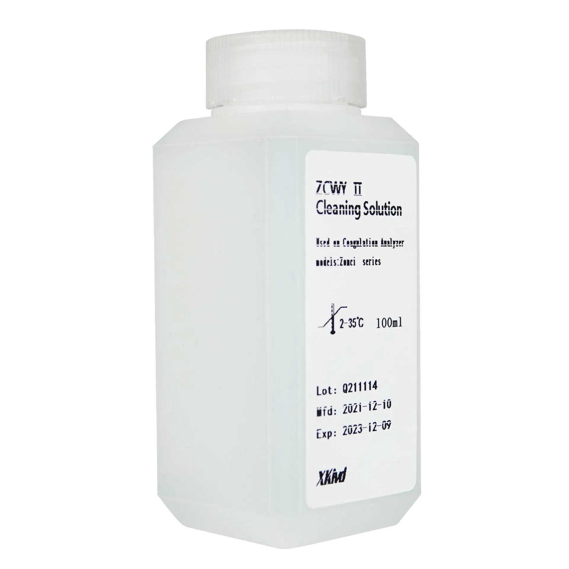 Cleaning Solution II for Analyzer of Zonci XL1000/1000e/3200/3600 Coagulation Analyzer for Hospital Equipment
