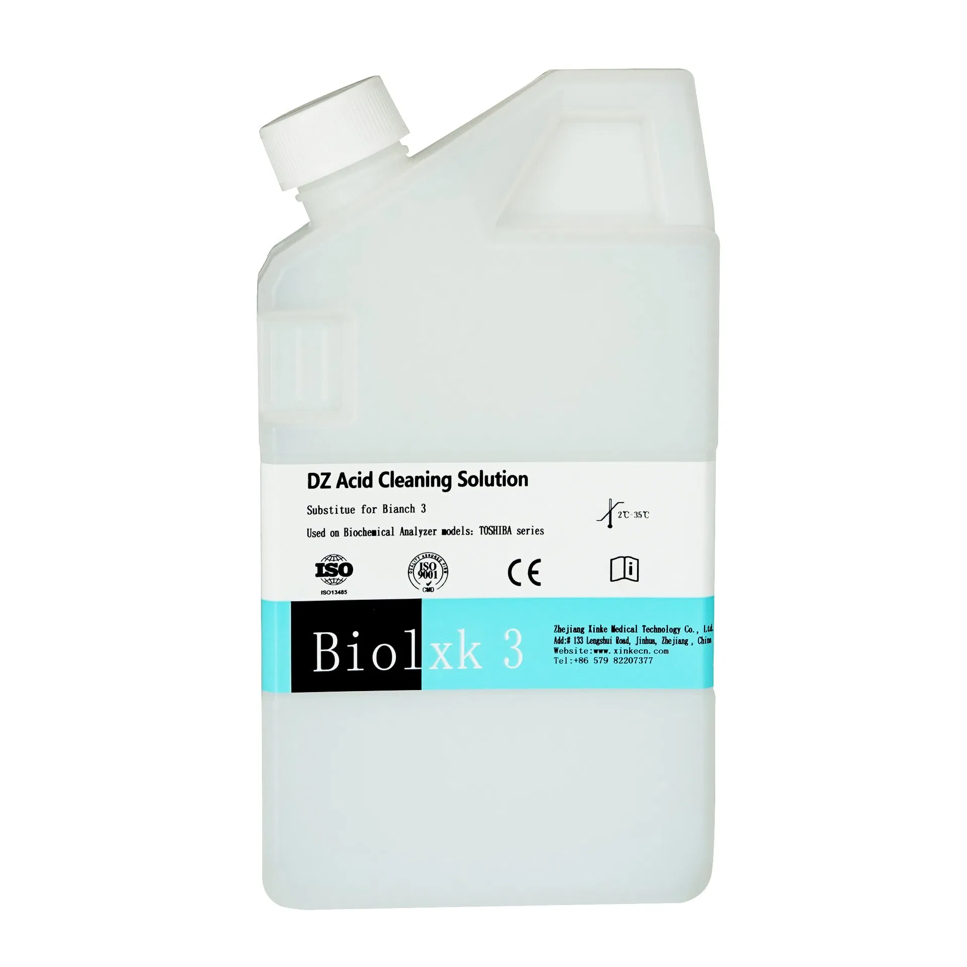 Toshiba Bianch 3 Acid Wash Cleaning Solution for Clinical Biochemistry Analyzers
