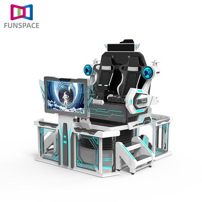 New Technology Equipment Amusement Park 9d Virtual Reality Simulator 2 Seats 9d Vr Space Battle