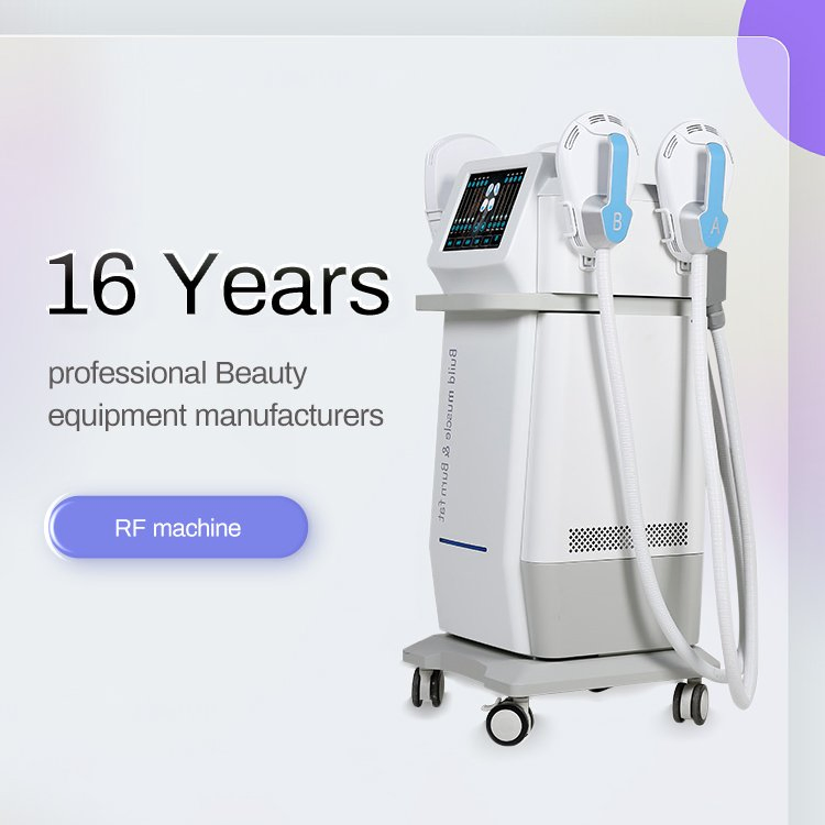 2/4 Handles EMS Body Sculpting Slimming Machine with RF Function