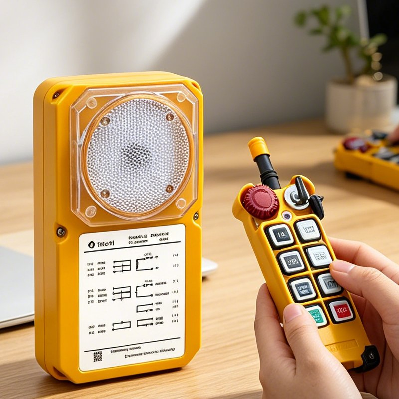 Industrial Waterproof Wireless Remote for Hot Metal Charging Crane High Temp 100c Anti Jamming