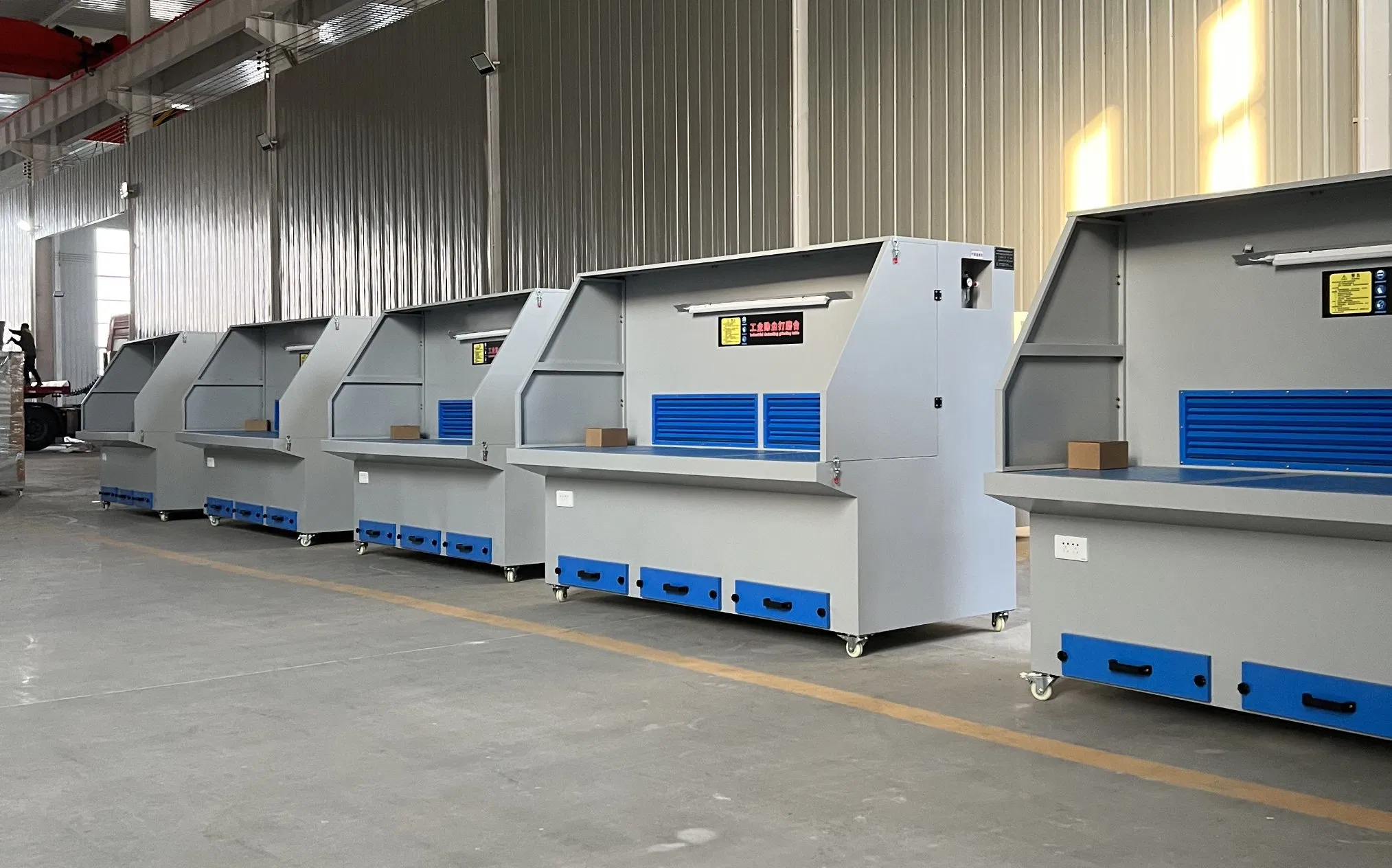 Explosion Proof Downward Suction Workbench and Dry Grinding Dust Collection Platform, Capable of Handling Flammable and Explosive Dust