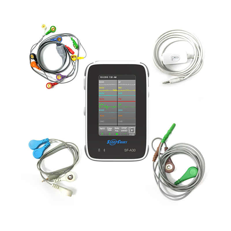 Professional Sleep Diagnostic Device A30 Sleep Fairy Polysomnography Device with High Precision Sleep Data