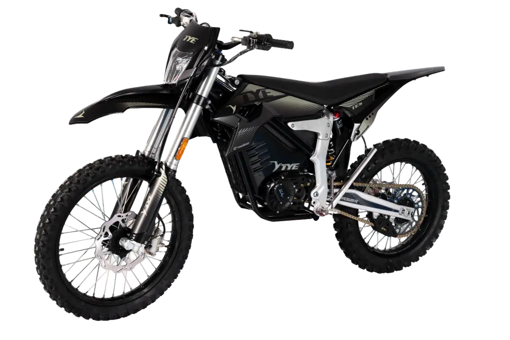 TYE TE5 Brushed Black Regular Off-Road direct drive electric motorcycle