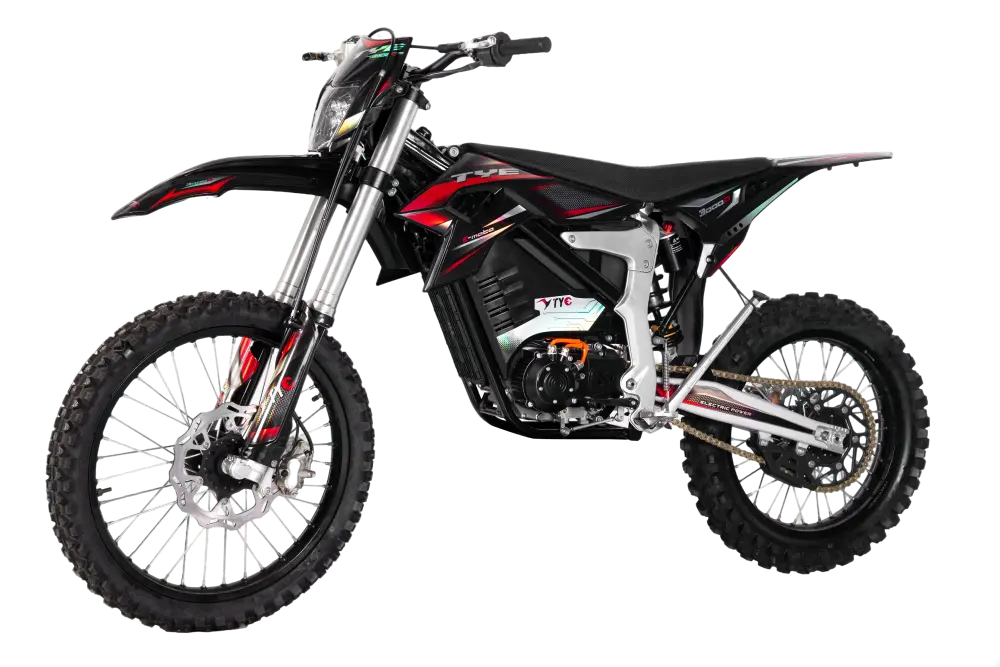TYE TE3 Black and Red Normal Off-road electric motorcycle