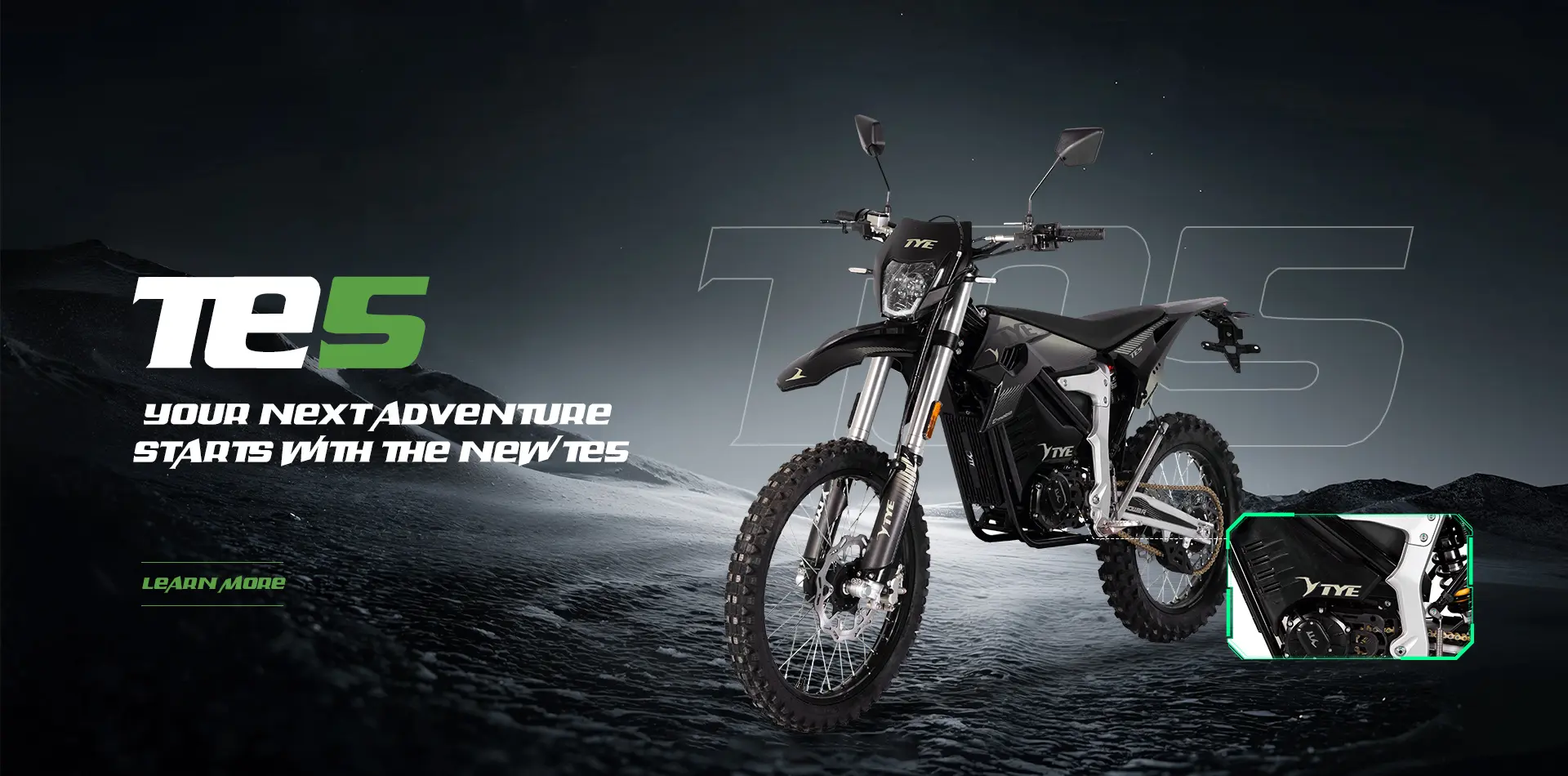 Capriole Electric Dirt Bike TE5 direct drive professional racing