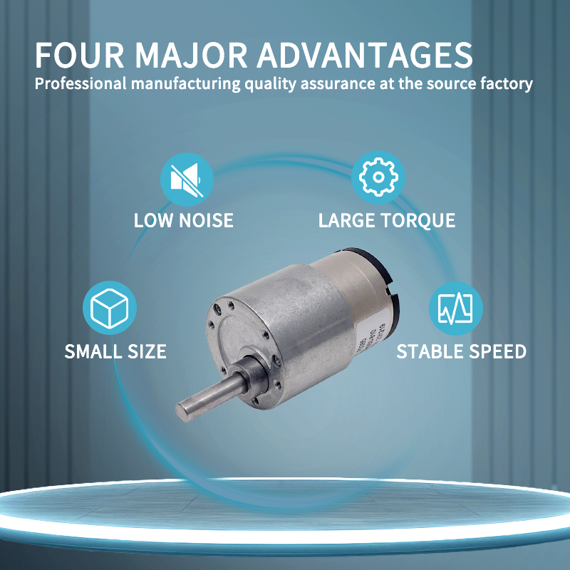 DC 6V/12V/24V Gear Motor JGB37-520 All Metal High Torque Gear Box Electric Motor 7/12/22/35/45/66/107/200/320/600/960RPM