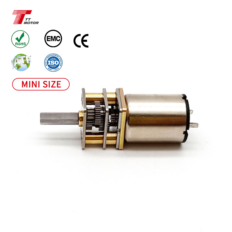 12mm 5v 12v High Precision Micro Dc Coreless Brush Motor Spur Geared Electric Mini Motor for Smart Robot