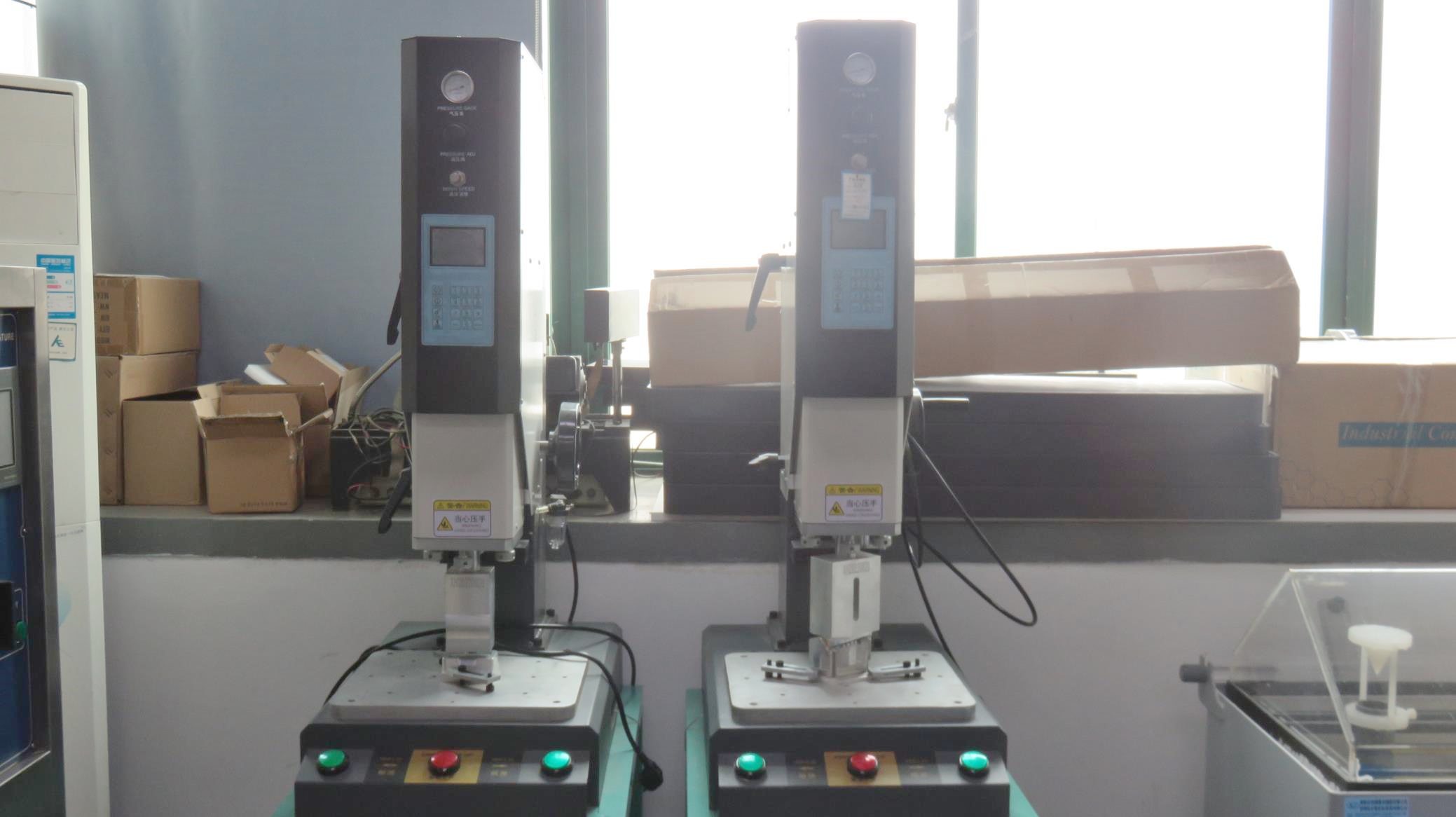 TeTe Motor high-frequency plastic welding machine — ultrasonic welding for motor housing components
