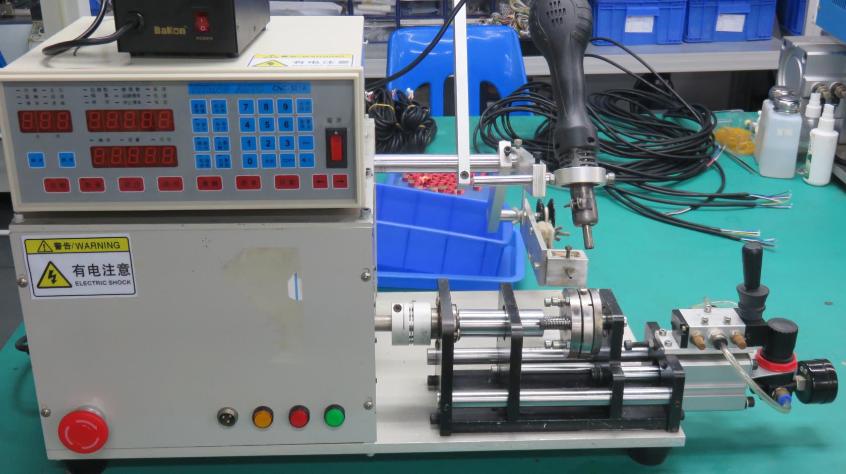 TeTe Motor semi-automatic winding machine — semi-CNC coil winding for motor stator production