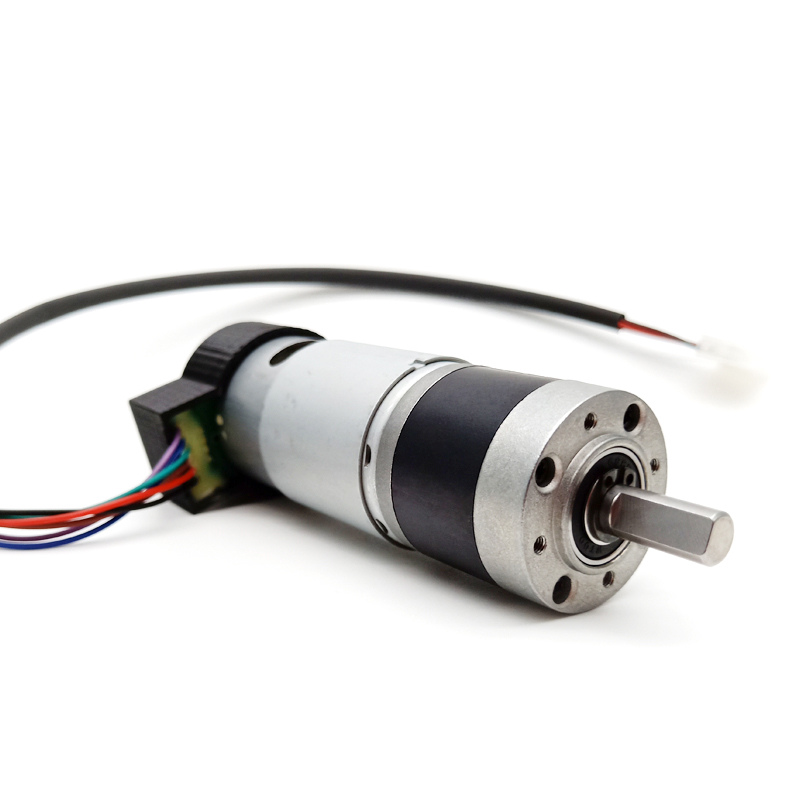 GMP36-555PM-EN Electric Motor Dc 24v Planetary Gear Motor Encoder