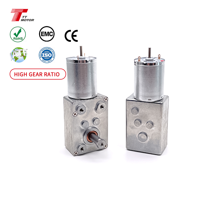 Good Price 24V High Torque DC Brush Motor 370 with Metal Worm Gearbox for Boat & Fan Use Drip-proof