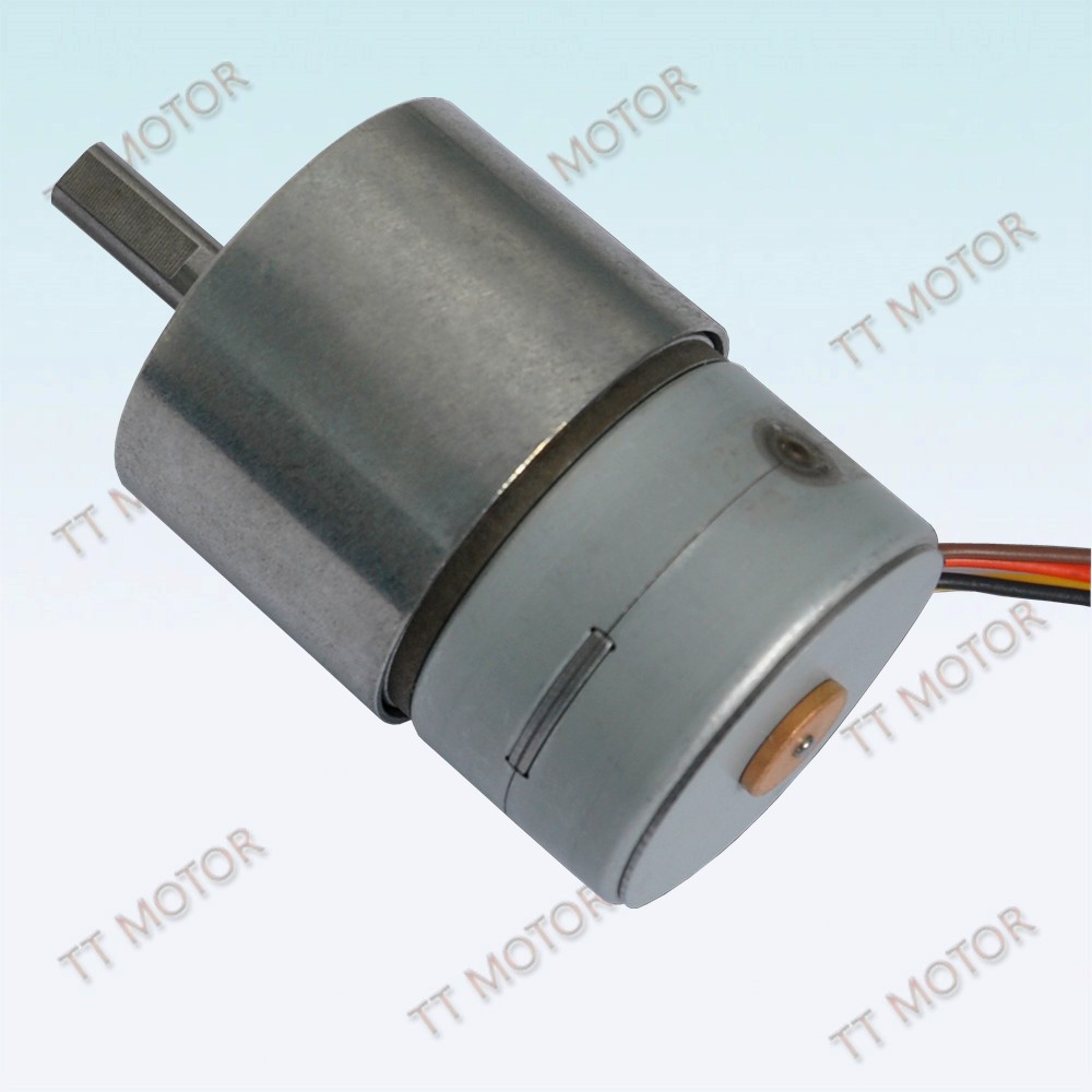 4 Phase 12v 24v Stepping Motor With 37mm Gear Reducer Mini Motor Made in China