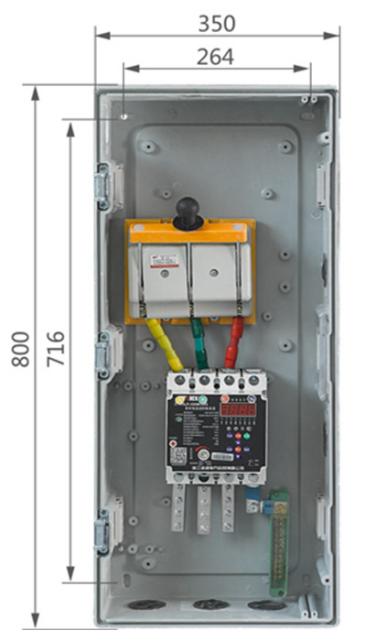 TY-FXX-1F Model Configuration and Installation Dimensions