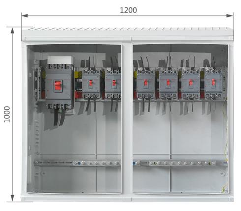 TY-DFW-12E Appearance and installation dimensions