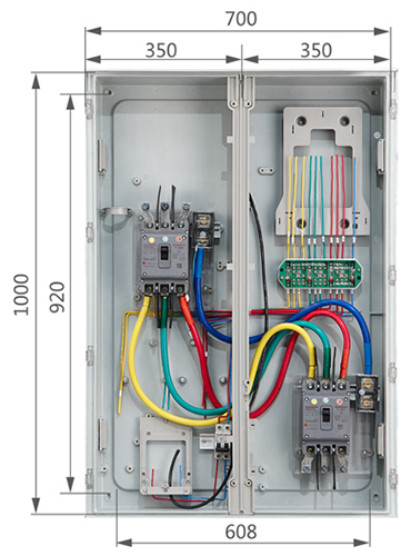 TY-SXS3-1A Model and Installation Dimensions
